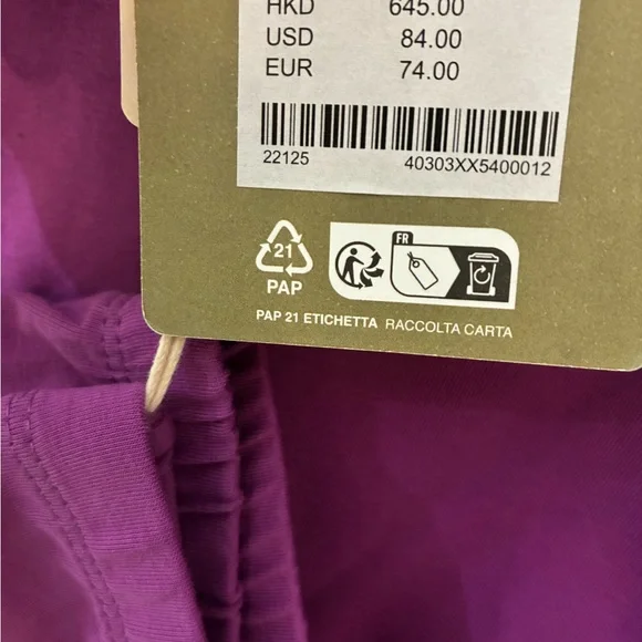 Vibrant Purple casual Pants - Picture 3 of 3